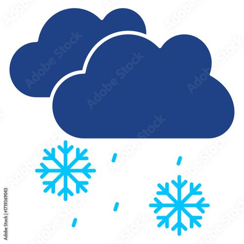 Snow Simple Vector Icon Collection
