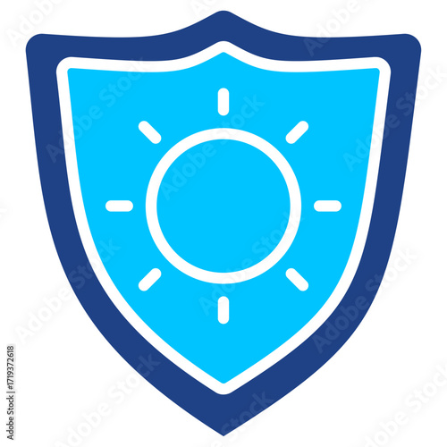 Sun Protection Simple Vector Icon Collection