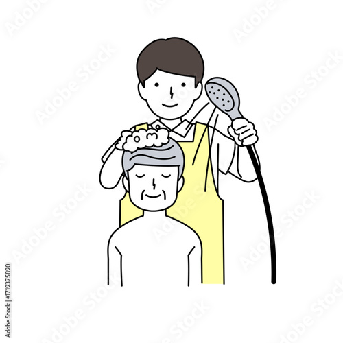 介護：入浴介助：高齢者