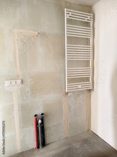  bathroom without renovation, developer statis in new flat