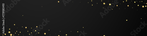Magic stars vector overlay.  Gold stars scattered