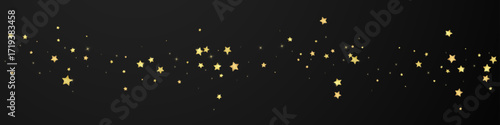 Magic stars vector overlay.  Gold stars scattered