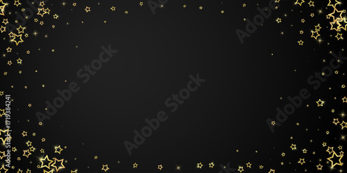 Starry night fairy tale background.