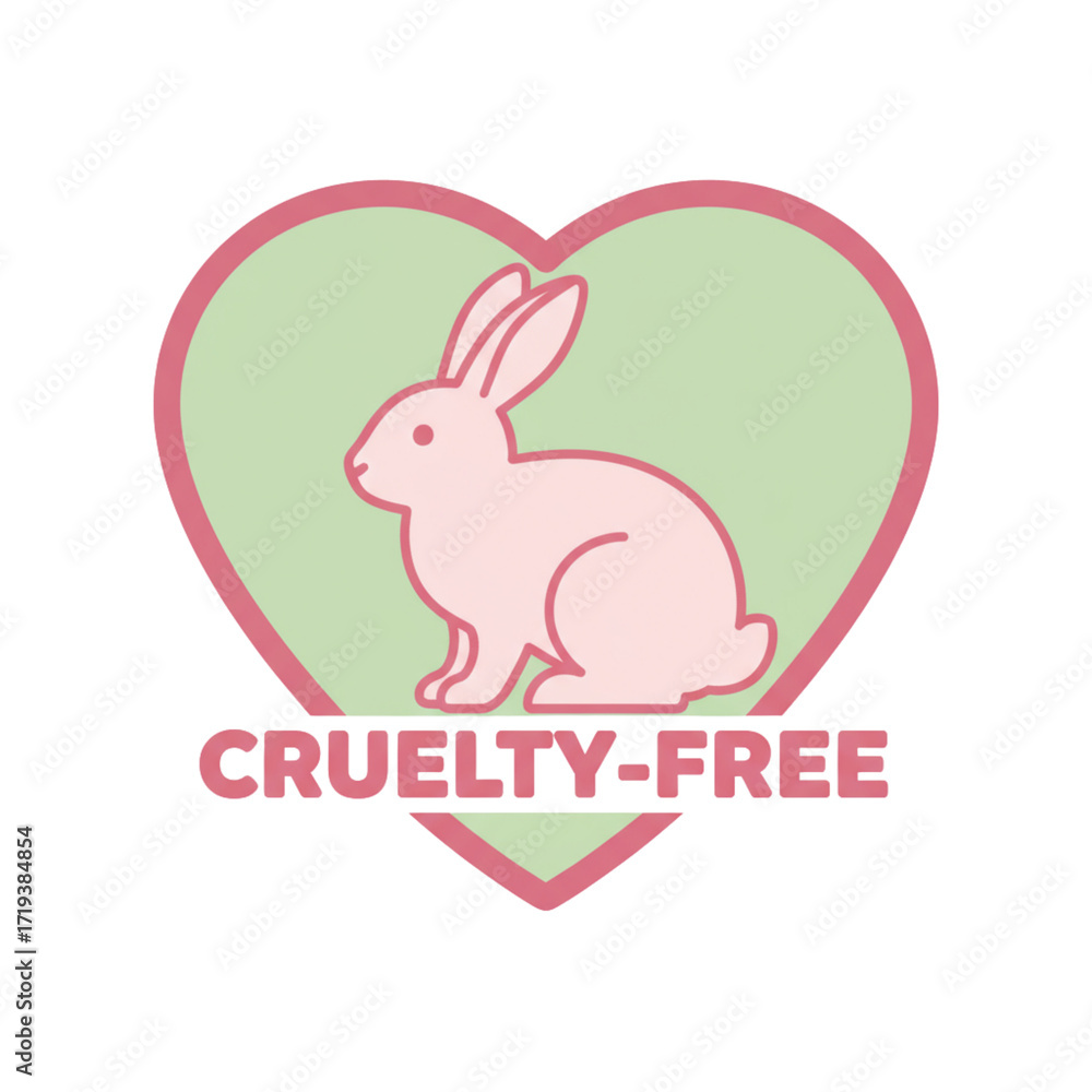 Fototapeta premium cruelty free label