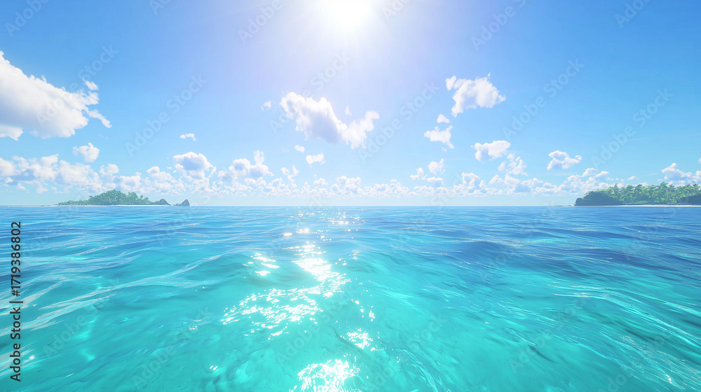 Fototapeta premium 楽園のきらめく海