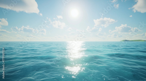楽園のきらめく海