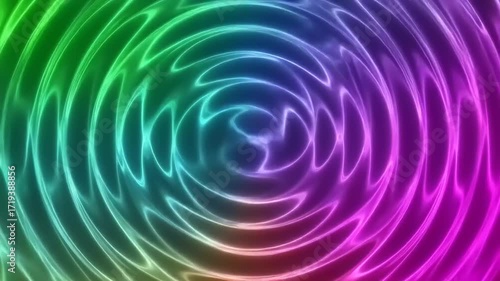 Vibrant Rainbow Wave Patterns - A Colorful Abstract Visual Display.