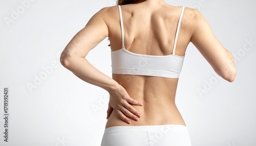 back pain, woman, spine, injury, health problem