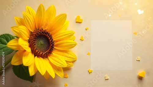Wallpaper Mural sunflowers on a white background Torontodigital.ca