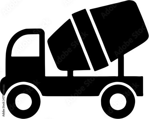 truck icon set cartoon truck illustration