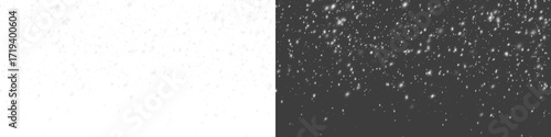 Snow snowfall falling snowflakes transparent overlay winter PNG background
