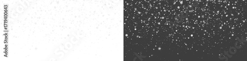 Snow snowfall falling snowflakes transparent overlay winter PNG background