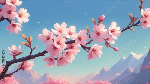 cherry blossom in spring