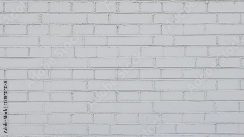 White brick wall background texture