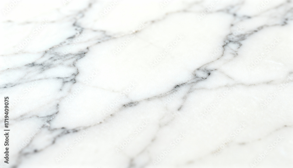 Obraz premium White Marble Texture with Natural Grey Veins – High Resolution Seamless Background