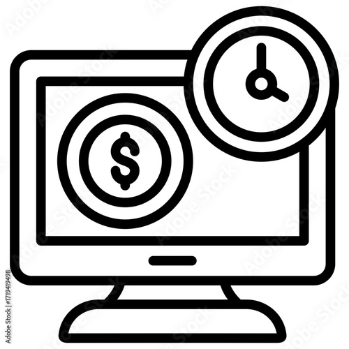 Digital Finance Icon