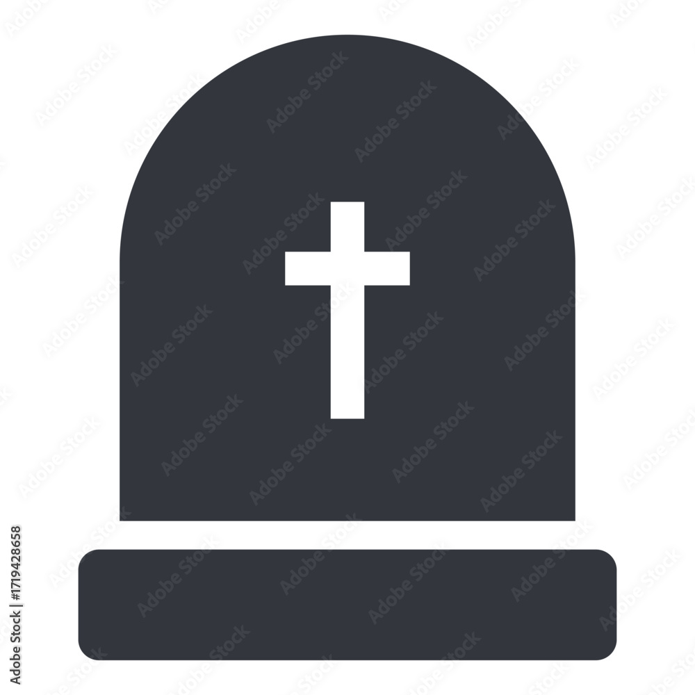 Fototapeta premium Vector Basic Icon - Tombstone