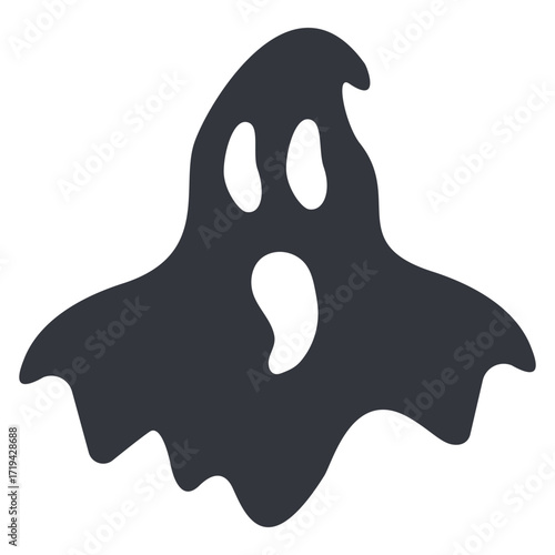 Vector Basic Icon - Spooky Ghost