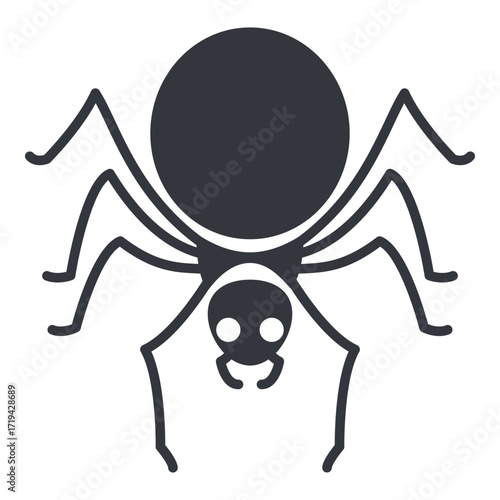 Vector Single Basic Icon - Spider
