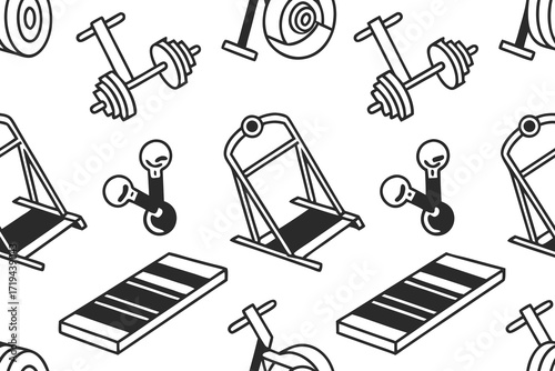 modern fitness gym equipment