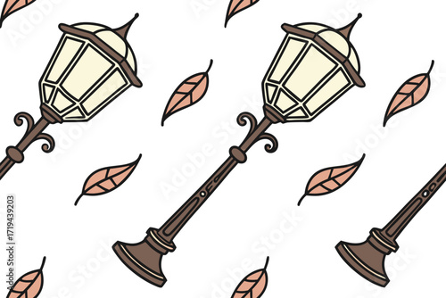 street antique lamp icon