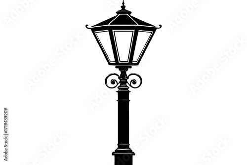 old street lamp