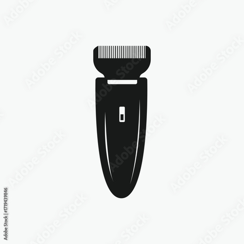 Electric razor Electric shaver Hairdresser Hair Removal Machine Icon vector 
