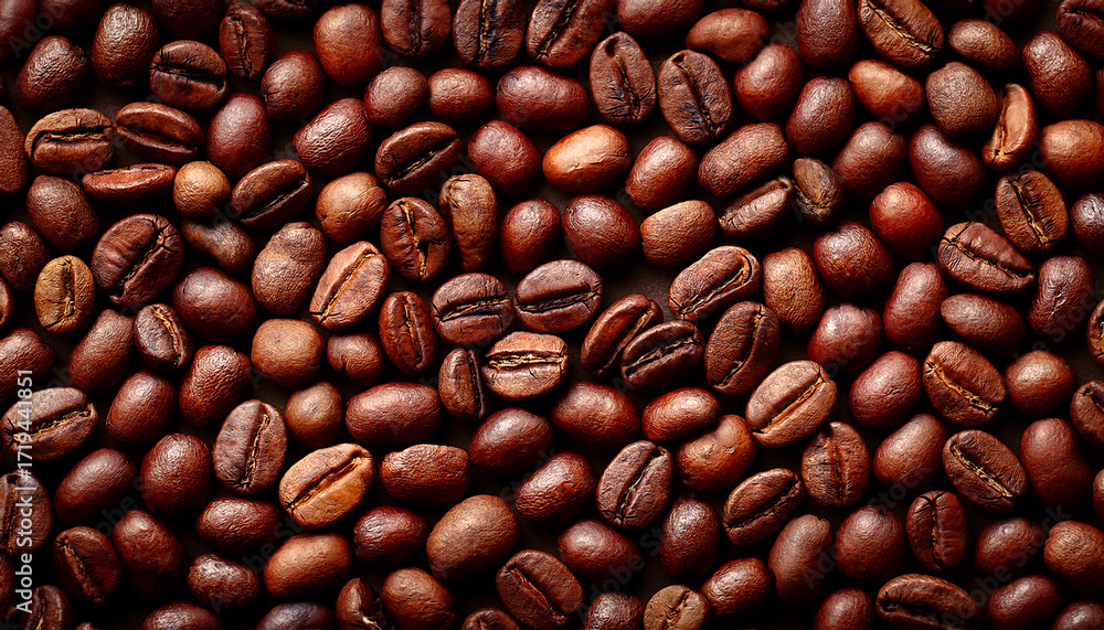 Fototapeta premium Roasted Coffee Beans Background