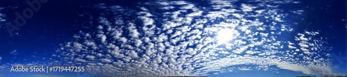 Panoramic hdr cloudscape nature sky hdri view serene environment