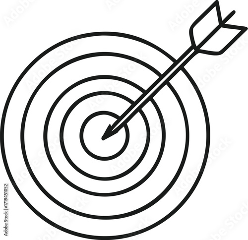 The successful marketing team hit their target, achieving a bullseye on the dartboard with accuracy and a winning concept