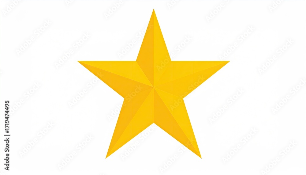 Obraz premium Golden star graphic (2)