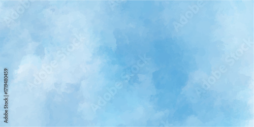 Abstract textured vintage blue grunge paper with a rough ancient light-colored sky pattern on a dirty canvas surface