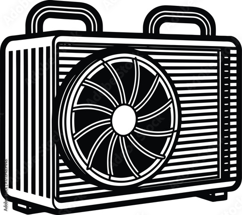 A metallic beer mug vector icon and a popcorn box illustration are signs for a movie night snack