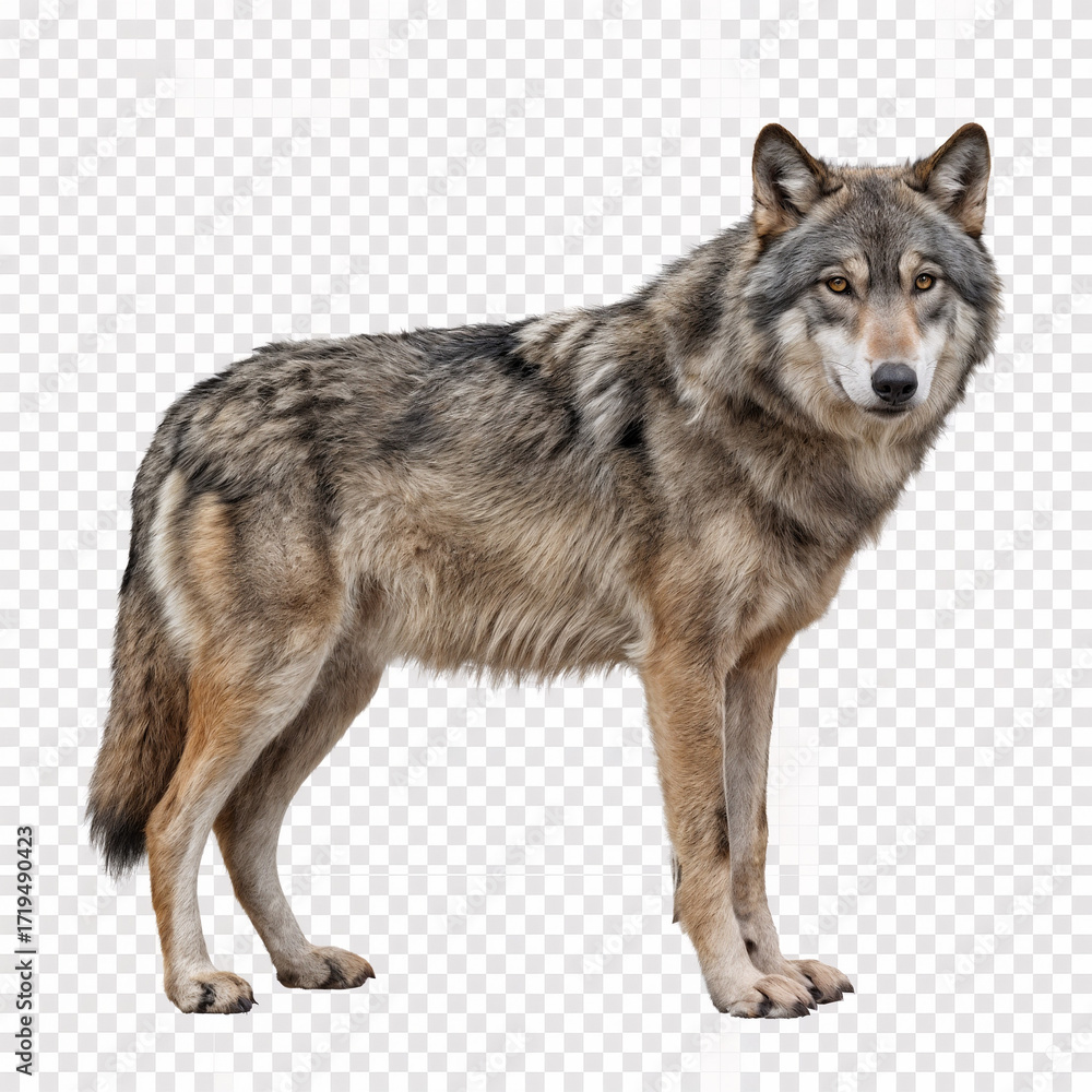 Obraz premium wolf isolated on white
