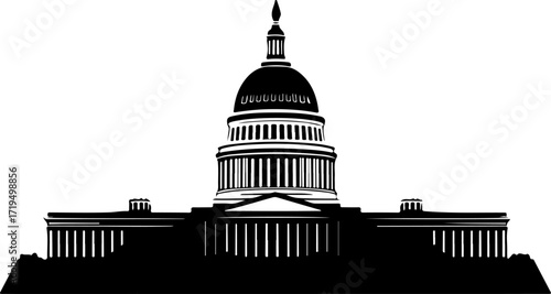 Washington silhouette vector illustration