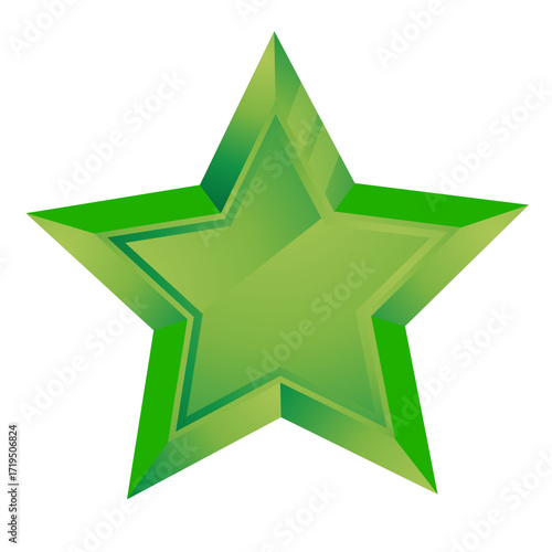 green star without background vector