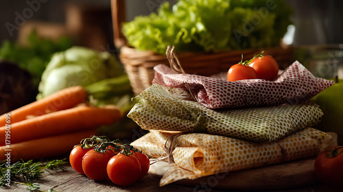 Italian food spread with pizza pasta and fresh ingredients on a dark background
