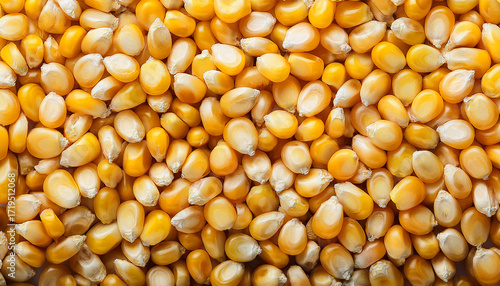 Close Up Of Yellow Corn Seeds Can Be Use As Background