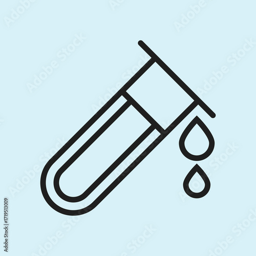 Medical Instrument Healthcare single icons, essential medical tools and equipment in a line art style. 