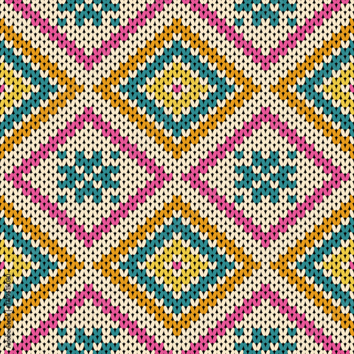 Warm and Cozy Traditional Knit Fabric with Rustic and Bohemian Elements