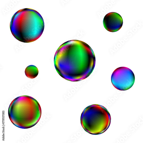 カラフルなシャボン玉　セット
Colorful soap bubble set