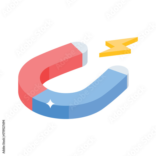 Trendy isometric icon of workplace retention data