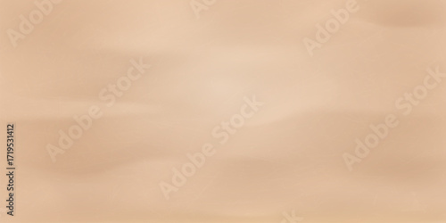 Realistic craft paper texture. Kraft wrapping brown background, old parchment with wrinkles crumpled cardboard canvas vintage post papers letter note organic vector illustration