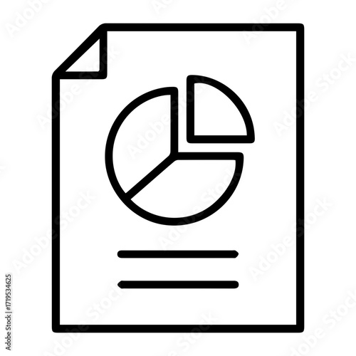 Business Data Report Icon