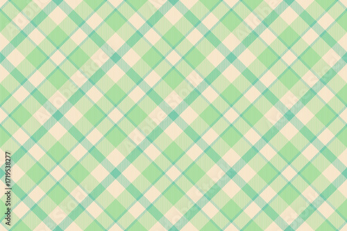 Soft pastel plaid pattern. A classic textile design in refreshing shades. Ideal for backgrounds, crafts, or apparel projects needing a touch of gentle sophistication.
