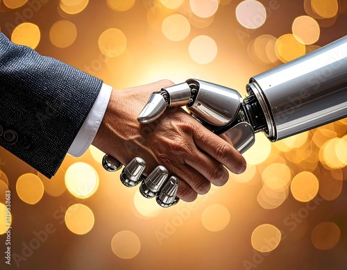Human and Robot Handshake