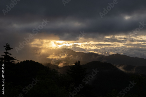 山から見る景色