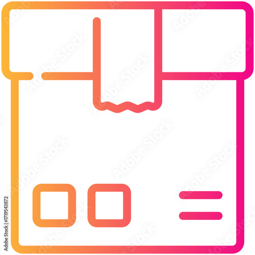 package product gradient line icon