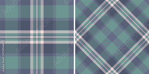 Background tartan pattern of textile vector check with a seamless fabric texture plaid. Set in wedding colors for design wrapping paper sheets.