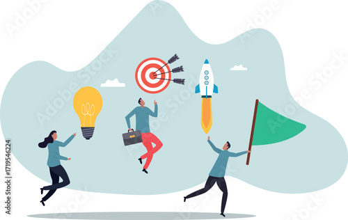 Entrepreneurship, think and develop new idea, organize and launch new innovation product,about a man and his life.